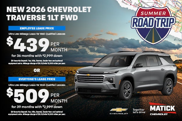 New 2026 Chevrolet Traverse 1LT FWD