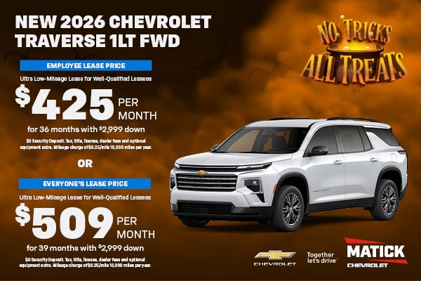 New 2026 Chevrolet Traverse 1LT FWD