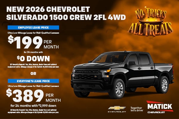 2026 Chevrolet Silverado 1500 Crew 2FL 4WD Offer
