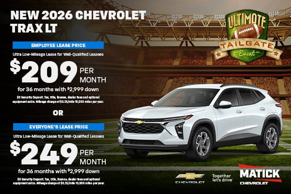 New 2026 Chevrolet Trax LT