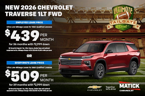 New 2026 Chevrolet Traverse 1LT FWD