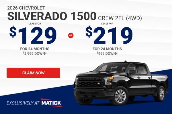 $129/mo Silverado Lease