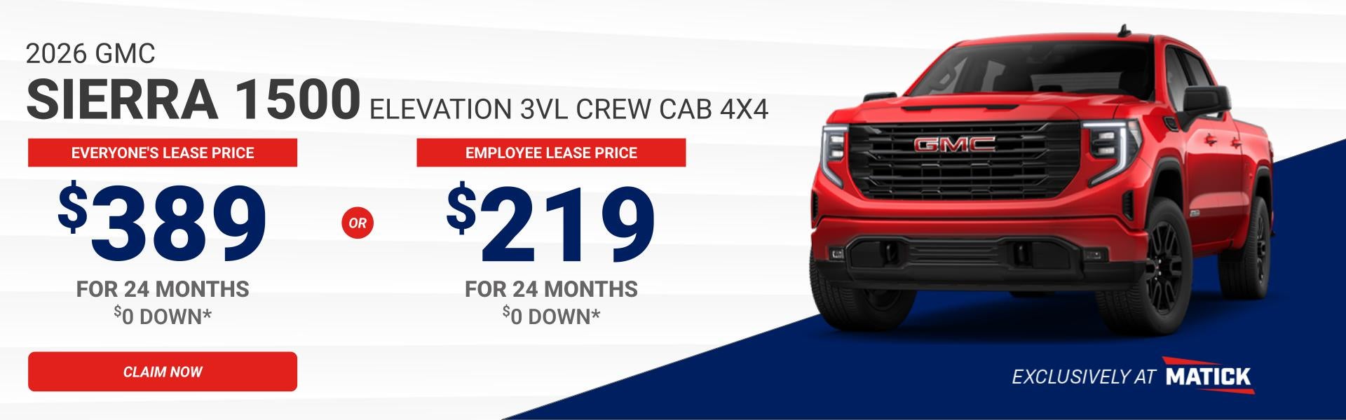 Lease a Silverado 1500 from Matick