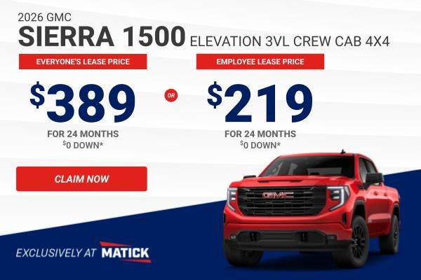 Lease a Silverado 1500 from Matick