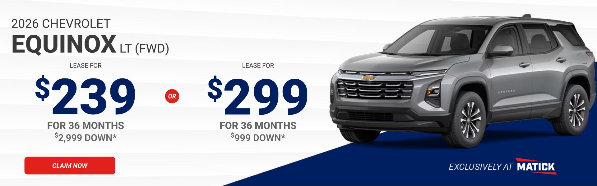 $239/mo Equinox Lease