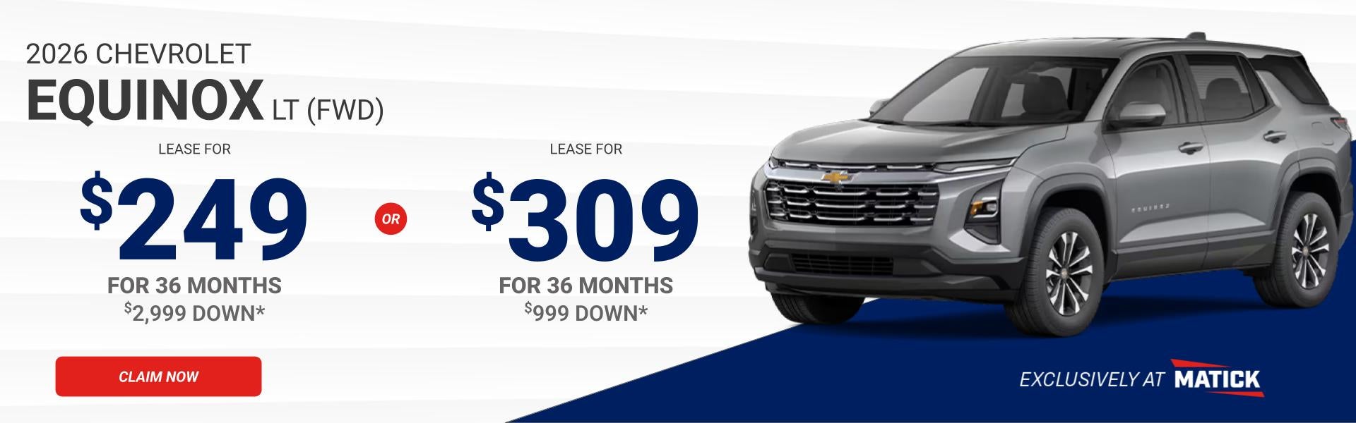 $249/mo Equinox Lease