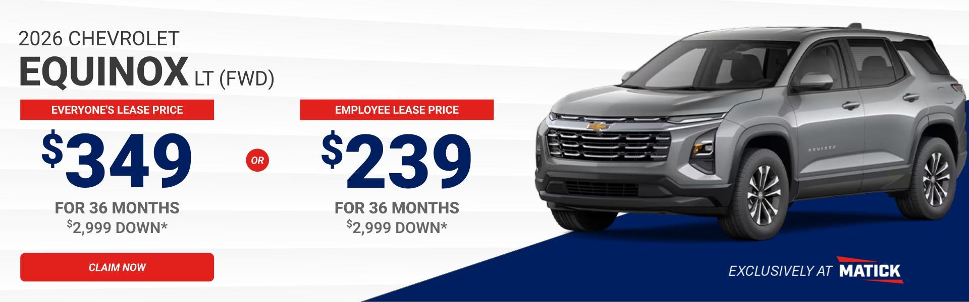 Lease an Equinox from Matick