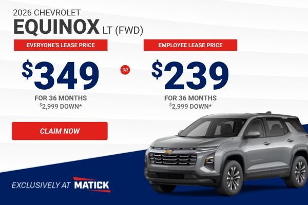 Lease an Equinox from Matick
