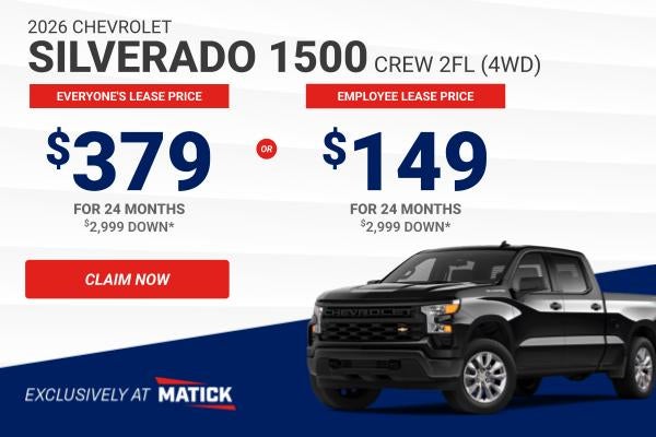 Lease a Silverado from Matick Chevrolet