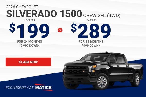 $199/mo Silverado Lease