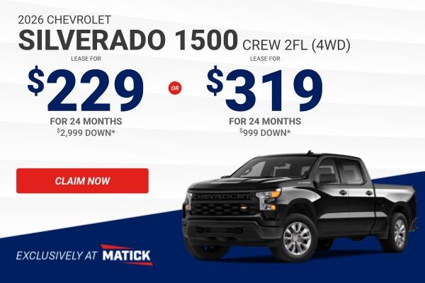 $229/mo Silverado Lease