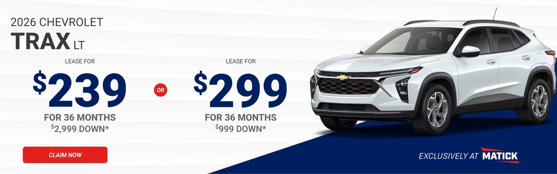 $239/mo Trax Lease