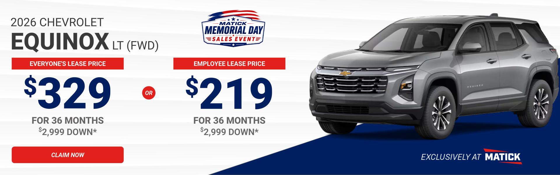 Shop Employee & Everyone Equinox Lease Prices
