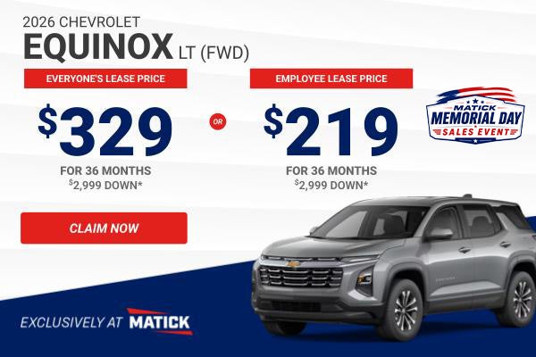 Shop Employee & Everyone Equinox Lease Prices