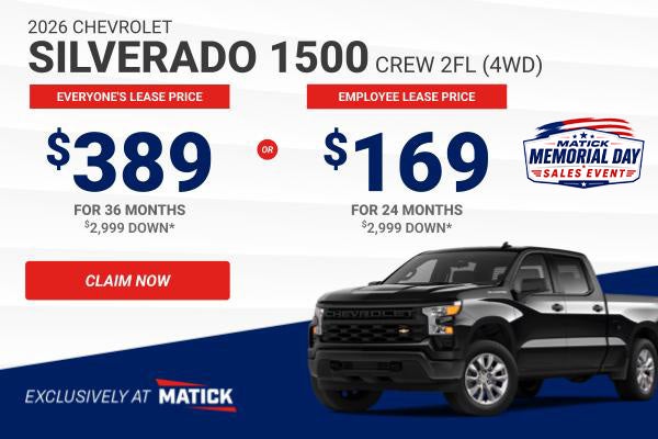 Shop Employee & Everyone Silverado Lease Prices